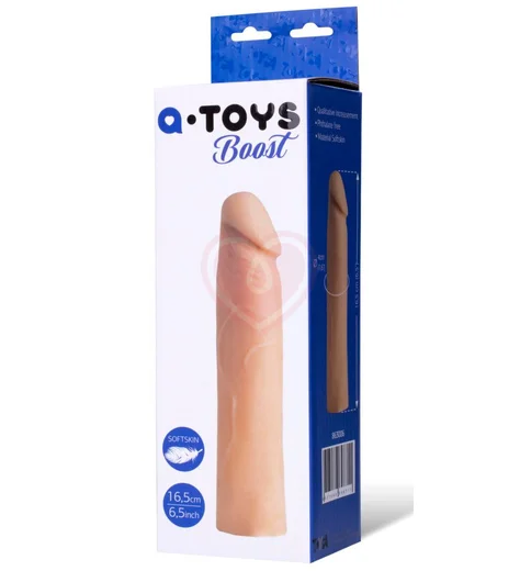 Реалистичная насадка с ярко выраженной головкой ToyFa A-Toys 16 см фото 3