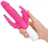 Реалистичный вибратор хай-тек для двойного проникновения Rabbit розовый фото 2