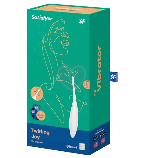 Точечный вибратор Satisfyer Twirling Joy с управлением от приложения белый фото 6