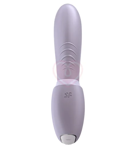 Гибкий вибратор с вакуумным стимулятором и приложением Satisfyer Sunray сиреневый фото 3