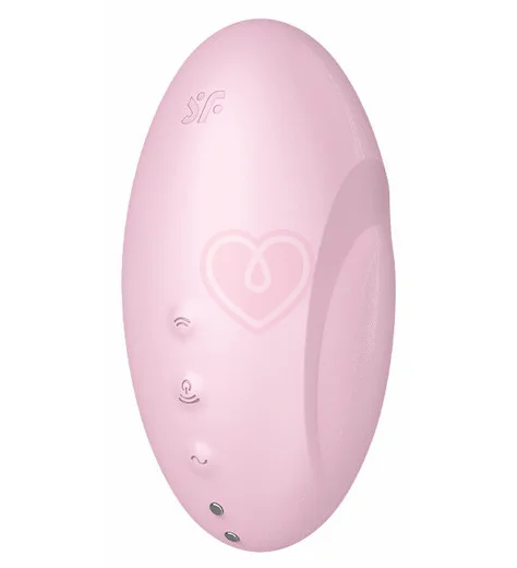 Вакуумный стимулятор с вибрацией Satisfyer Vulva Lover 3 розовый фото 4