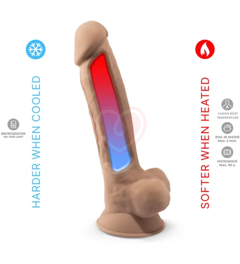 Фаллоимитатор на присоске с мошонкой SileXD Model 1 телесный 15 см фото 5