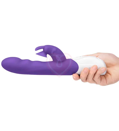 Вибратор-кролик с эффектом всасывания Clitoral Suction Rabbit фиолетовый фото 4