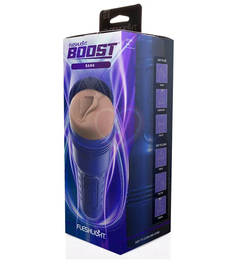 Мастурбатор Fleshlight Boost Bang Brown вагина фото 8