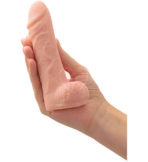 Насадка удлинитель с мошонкой XLover by Toyfa телесная фото 7