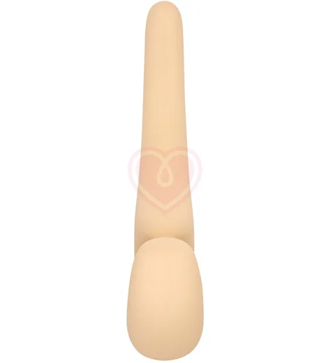 Безремневой страпон Natural Seduction бежевый фото 2