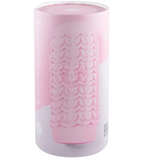 Мастурбатор с двухсторонним рельефом Marshmallow Maxi Candy розовый фото 3
