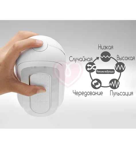 Мастурбатор с вибрацией Tenga Flip Zero EV белый фото 5