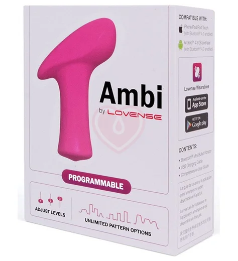 Универсальный минивибратор с управлением от смартфона Lovense Ambi фото 2