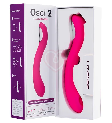 Осциллирующий вибратор для зоны G с управлением от смартфона Lovense Osci 2 фото 3