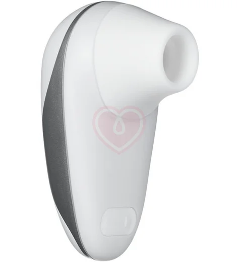Миниатюрный вакуумный клиторальный стимулятор Womanizer Starlet белый фото 1