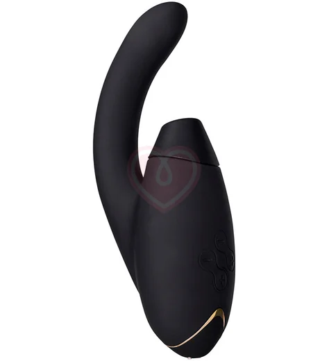 Вибратор с бесконтактной стимуляцией клитора Womanizer InsideOut чёрный фото 1