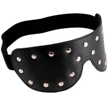 Маска закрытая Sitabella BDSM кожаная чёрная