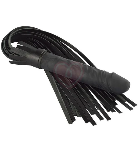 Плеть Ракета с фаллоимитатором чёрная фото 1