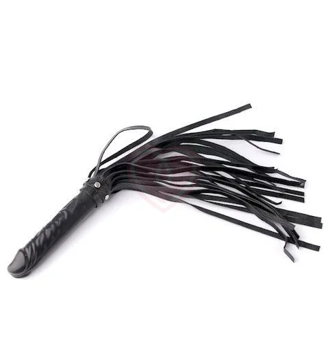 Плеть Ракета с фаллоимитатором чёрная фото 3