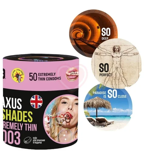 Презервативы ультратонкие Maxus Sensitive Ultra Thin So Much Sex 50 шт с кейсом фото 3