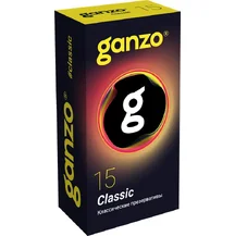 Презервативы Ganzo Classic классические с обильной смазкой 15 шт
