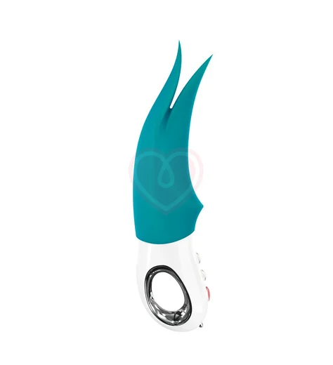 Вибратор с кончиками для стимуляции клитора Fun Factory Volta бирюзовый фото 4