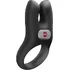 Виброкольцо Fun Factory Nos с двумя кончиками для стимуляции чёрное фото 2