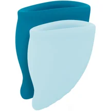 Менструальные чаши Fun Factory Fun Cup Explore Kit 2 шт бирюзовый