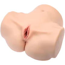 Мастурбатор полуторс с вагиной и попкой Naked Factory Laura телесный