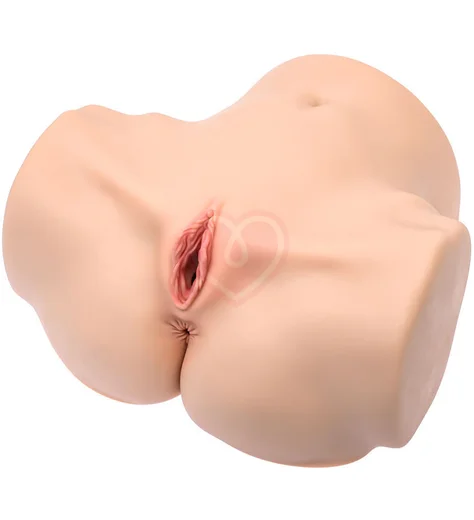 Мастурбатор полуторс с вагиной и попкой Naked Factory Laura телесный фото 1