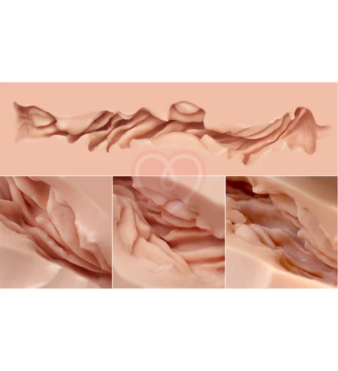 Мастурбатор торс вагина Naked Factory Jessica B телесный фото 4