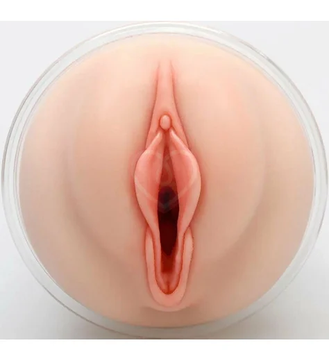 Мастурбатор вагина в стакане Naked Factory V-02 телесный фото 4