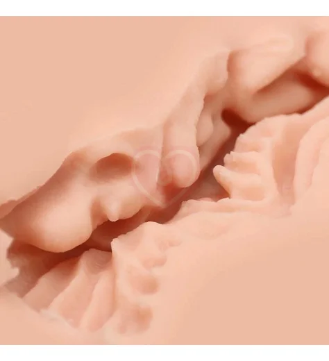 Мастурбатор вагина в стакане Naked Factory V-02 телесный фото 6