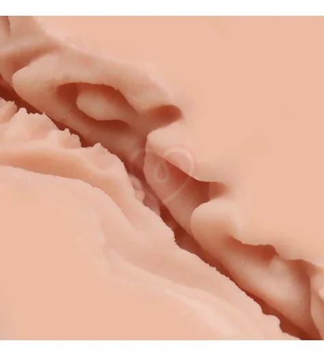 Мастурбатор вагина в стакане Naked Factory V-02 телесный фото 7