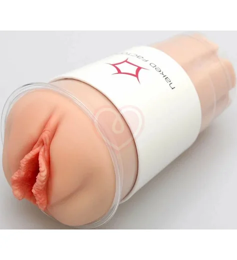 Мастурбатор вагина в стакане Naked Factory V-03 телесный фото 1