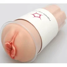 Мастурбатор вагина в стакане Naked Factory V-04 телесный