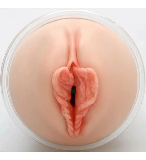 Мастурбатор вагина в стакане Naked Factory V-04 телесный фото 2