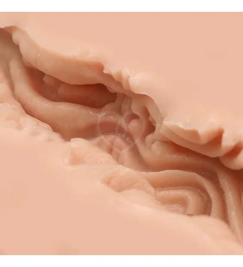 Мастурбатор вагина в стакане Naked Factory V-04 телесный фото 7