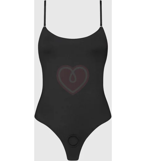 Боди-пояс кольцом для страпона Strap-On-Me Harness Body Signature чёрный фото 1