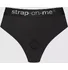 Трусики с высоким поясом с кольцом Strap-On-Me Harness Idole чёрные фото 1