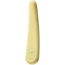 Нереалистичный гибкий вибратор Iroha Fit Mikazuki жёлтый