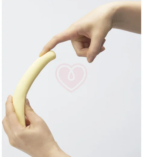 Нереалистичный гибкий вибратор Iroha Fit Mikazuki жёлтый фото 7