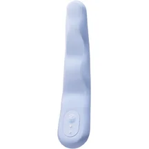 Нереалистичный гибкий вибратор Iroha Fit Minamozuki голубой