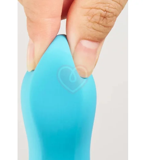 Вибратор с подвижной головкой Iroha Fit+ Aonami голубой фото 5