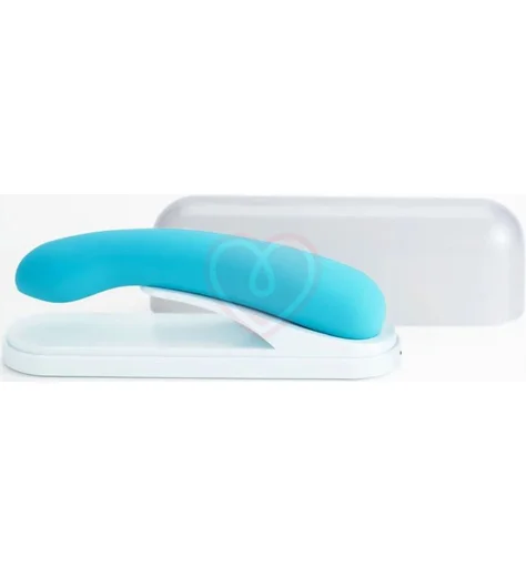 Вибратор с подвижной головкой Iroha Fit+ Aonami голубой фото 7