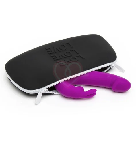 Силиконовый чехол для секс-игрушек Happy Rabbit Love Medium чёрный фото 2