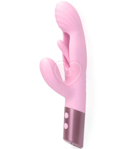 Вибратор-кролик с функцией толчков и стимуляцией зоны G Selove Fluttery розовый фото 1