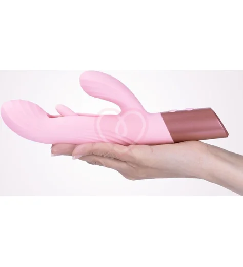 Вибратор-кролик с функцией толчков и стимуляцией зоны G Selove Fluttery розовый фото 4