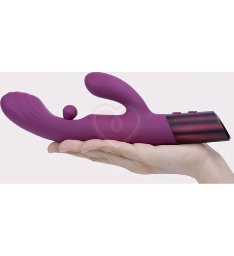 Вибратор-кролик с вращающимся шариком Selove Swrily фиолетовый фото 2