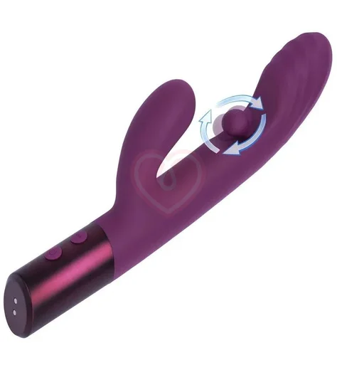 Вибратор-кролик с вращающимся шариком Selove Swrily фиолетовый фото 6
