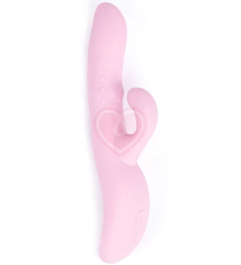 Вибратор-кролик со подвижными шариками Selove Wave розовый фото 1