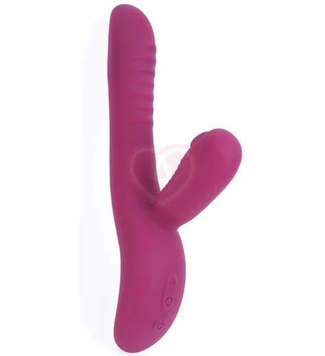 Вибратор-кролик с вакуумно-волновой стимуляцией клитора Selove Caress фиолетовый фото 1