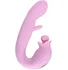 Вибратор-кролик со стимуляцией зоны G и пульсацией Selove BellFlower розовый фото 1