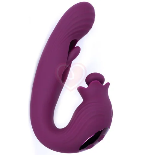 Вибратор-кролик со стимуляцией зоны G и пульсацией Selove BellFlower фиолетовый фото 1